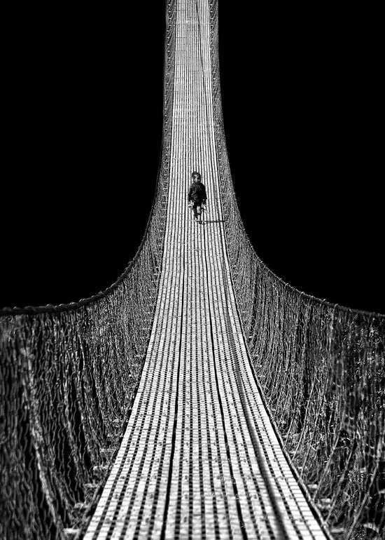 Poster - Walking Down The Bridge