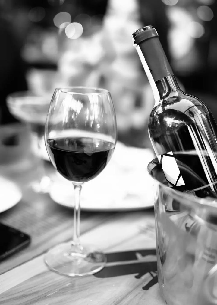 Canvastavla - Red Wine Glass