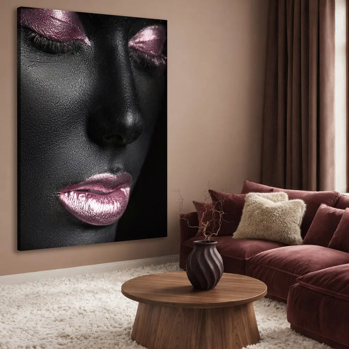 Canvastavla - Black & Pink